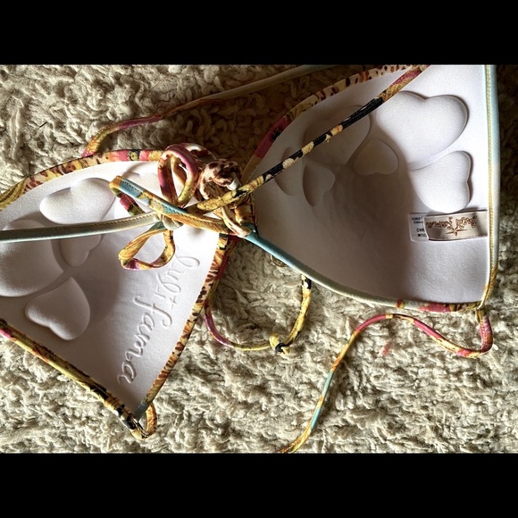 Sold out Luli Fama Bikini Swimsuit Top (Versace print) - Picture 4 of 5